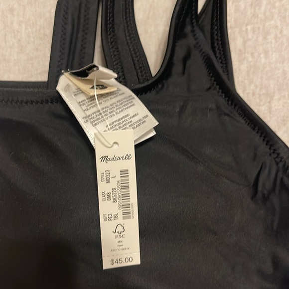 Cute black bikini scoop neck top with padding . - Picture 4 of 4